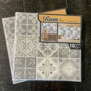 Self adhesive wall tiles bundle.